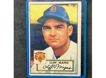 1952 TOPPS CLIFF MAPES