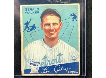 1934 Goudey Gerald Walker!!!