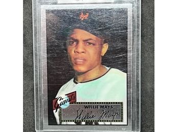 TOPPS CHROME WILLIE MAYS WITH FILM!