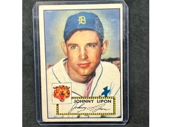 1952 TOPPS JOHNNY LIPON!