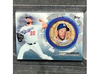 2020 TOPPS CLAYTON KERSHAW COIN CARD