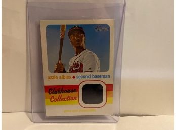 2020 TOPPS HERITAGE OZZIE ALBIES GAME USED