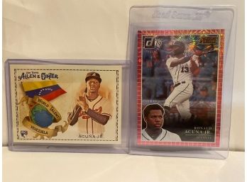 RONALD ACUNA JR LOT WITH ROOKIE