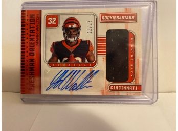 2019 ROOKIES AND STARS MARK WALTON GAME USED RELIC AND AUTO ONLY 75 MADE