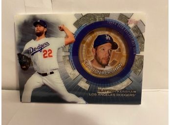 2020 TOPPS COIN IN A CARD CLAYTON KERSHAW