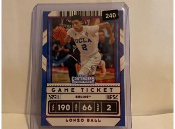 2020-21 CONTENDERS LONZO BALL RED PARALLEL