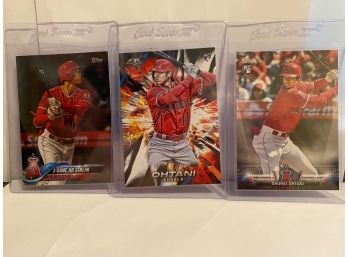 TOPPS SHOHEI OHTANI LOT WITH TWO ROOKIES