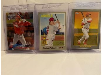 SHOHEI OHTANI LOT WITH ROOKIE AND ROOKIE CUP
