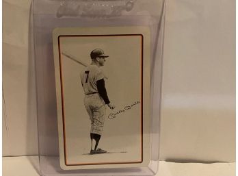 1978 SPORTS DECK DIVISION MICKEY MANTLE