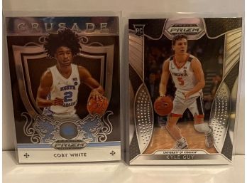2019-20 PRIZM CRUSADE COBY WHITE AND KYLE GUY ROOKIES