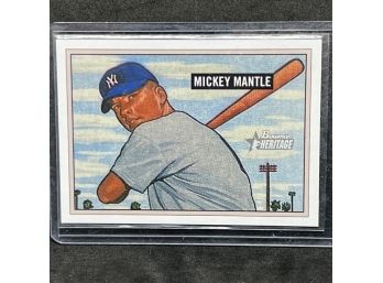2006 TOPPS MICKEY MANTLE 51 REPRINT