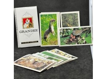 1988 GRANDEE Britain's Wayside Wildlife Cigarette Card FULL SET WITH BOX