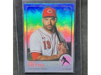 2021 TOPPS HERITAGE RAINBOW FOIL JOEY VOTTO ONLY 150 MADE