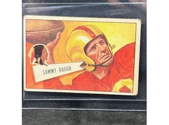 1952 BOWMAN SAMMY BAUGH!!! HALL OF FAMER