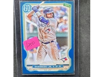 2020 TOPPS GYPSY QUEEN VLAD JR ONLY 250 MADE!!! BLUE BORDER PARALLEL