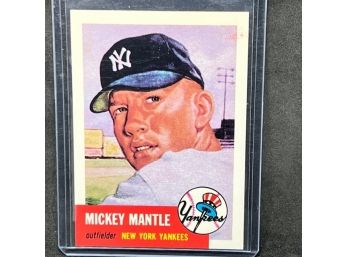 TOPPS HERITAGE MICKEY MANTLE 53 TOPPS REMAKE