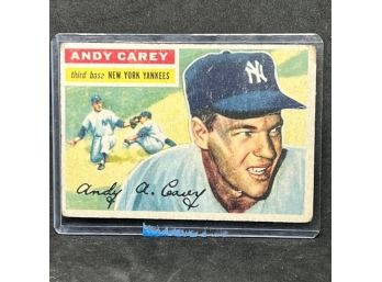 1956 TOPPS ANDY CAREY!!!! NY YANKEES!
