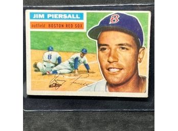 1956 TOPPS JIM PIERSALL!!! RED SOX GREAT