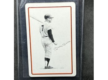 MICKEY MANTLE PLAYING CARD