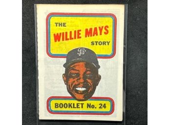1970 TOPPS WILLIE MAYS BOOKLET!!!