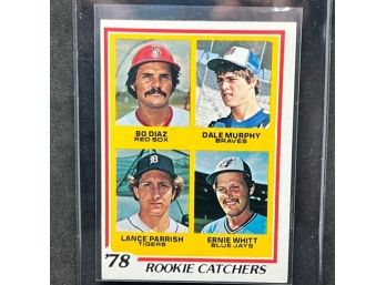 1978 TOPPS DALE MURPHY AND LANCE PARRISH ROOKIES!!!!
