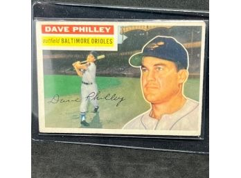 1956 TOPPS DAVE PJHILLEY
