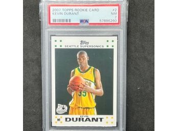 2007 TOPPS KEVIN DURANT RC PSA 7!!!