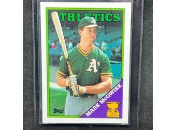 1988 TOPPS MARK MCGWIRE ROOKIE CUP!!