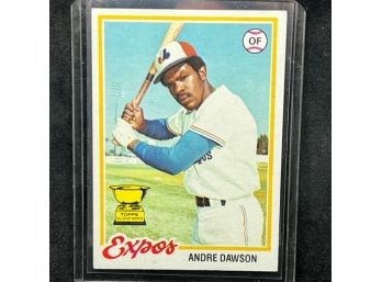 1978 TOPPS ANDRE DAWSON ROOKIE CUP!!! HOF