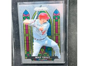2021 PRIZM MIKE TROUT STAINED GLASS!!!