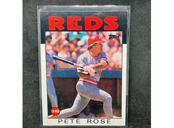 1986 TOPPS PETE ROSE CLEAN CLEAN !!