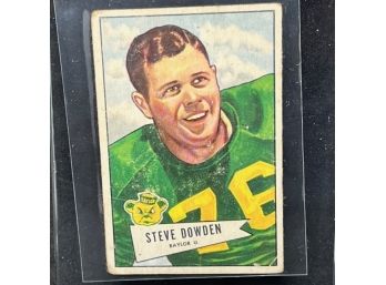 1952 Bowman Steve Dowden RC
