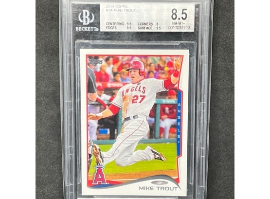 2014 TOPPS MIKE TROUT !!!!! 8.5