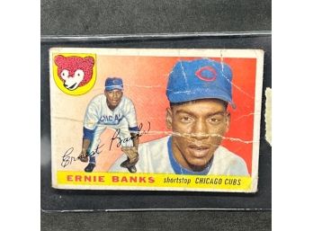 1955 TOPPS ERNIE BANKS!!! SECOND-YEAR CARD