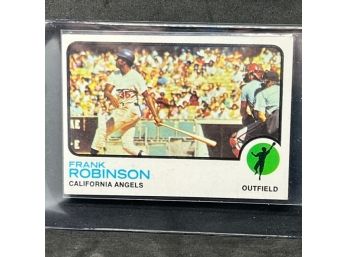 1973 TOPPS FRANK ROBINSON HALL OF FAME LEGEND!