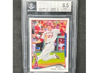 2014 TOPPS MIKE TROUT !!!!! 8.5
