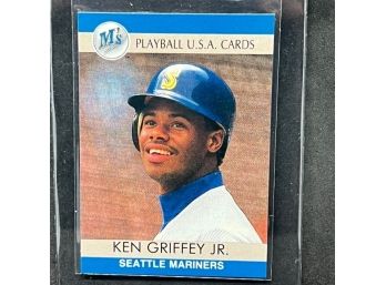 1992 MLB PROMO CARD KEN GRIFFEY JR