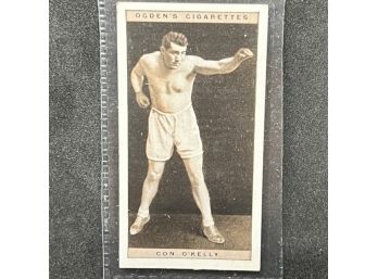 1928 Ogden's Pugilists In Action Boxing Cigarette Card CON O'KELLY