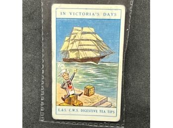 1927 English Scottish Cws Co-Op IN VICTORIA'S DAYS THE TEA CLIPPERS