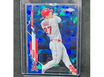 2020 TOPPS CHROME SAPPHIRE MIKE TROUT! CLEAN