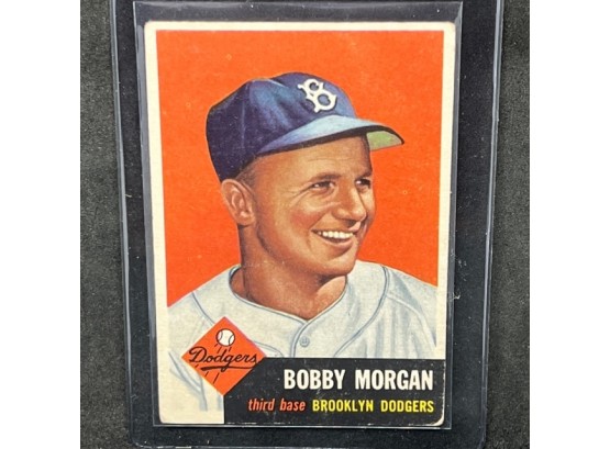 1953 TOPPS  BOBBY MORGAN!