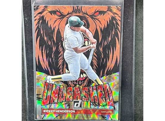 2022 DONRUSS RICKEY HENDERSON UNLEACHED ONLY 999 MADE