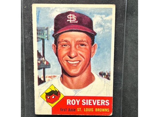 1953 TOPPS  ROY SIEVERS!