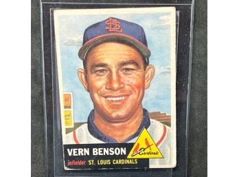 1953 TOPPS  VERN BENSON