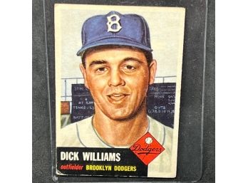 1953 TOPPS  DICK WILLIAMS