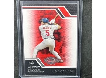 2008 TOPPS ALBERT PUJOLS TRIPLE THREADS ONLY 1350 MADE
