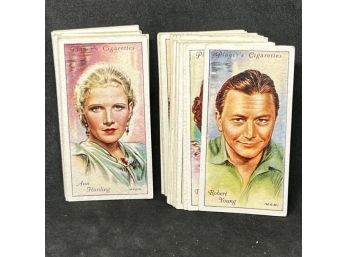 1934 John Player & Sons Film Stars Tobacco Cards, 2nd Series COMPLETE SET!!!