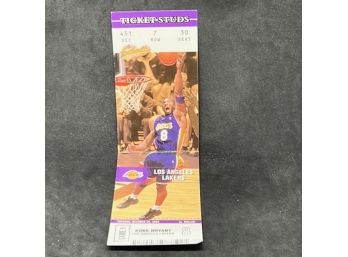 2003 LOS ANGELES LAKERS KOBE BRYANT TICKET!!! OCT 28TH 2003 GAME