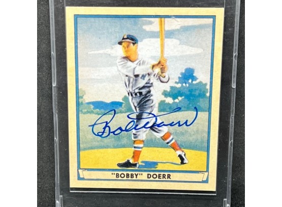 PLAY BALL REMAKE BOBBY DOERR AUTOGRAPHED! HALL OF FAMER!