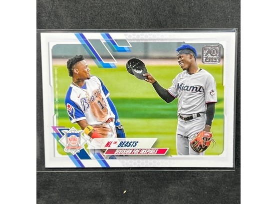 2021 TOPPS UPDATE RONALD ACUNA AND JAZZ CHISHOLM JR
